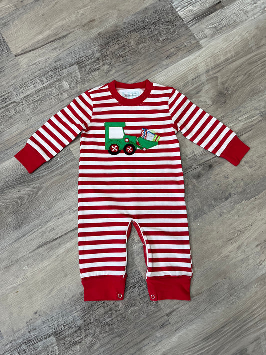 Boy Christmas Present Romper