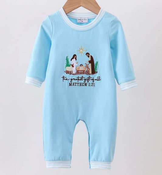 Boys Peace on Earth Romper