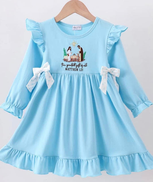 Girl Peace On Earth Dress