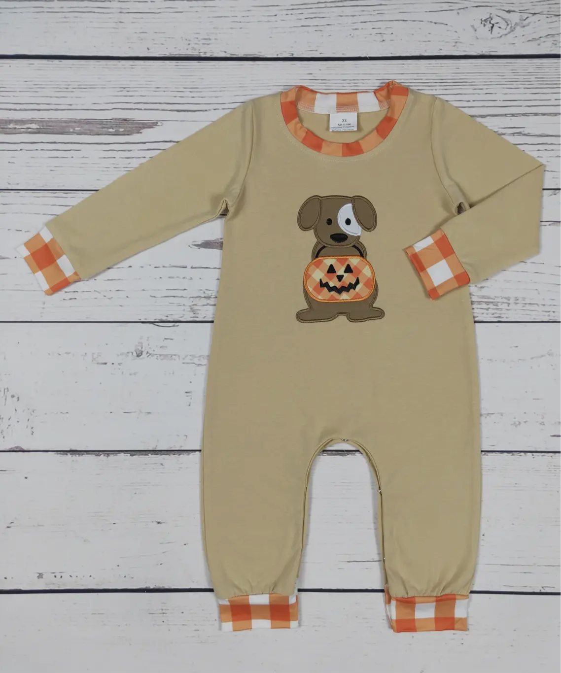 Boy Halloween Dog Romper