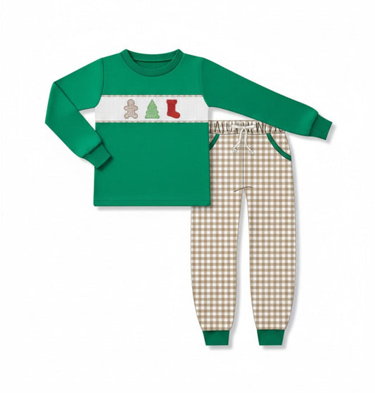Boys Gingham Christmas