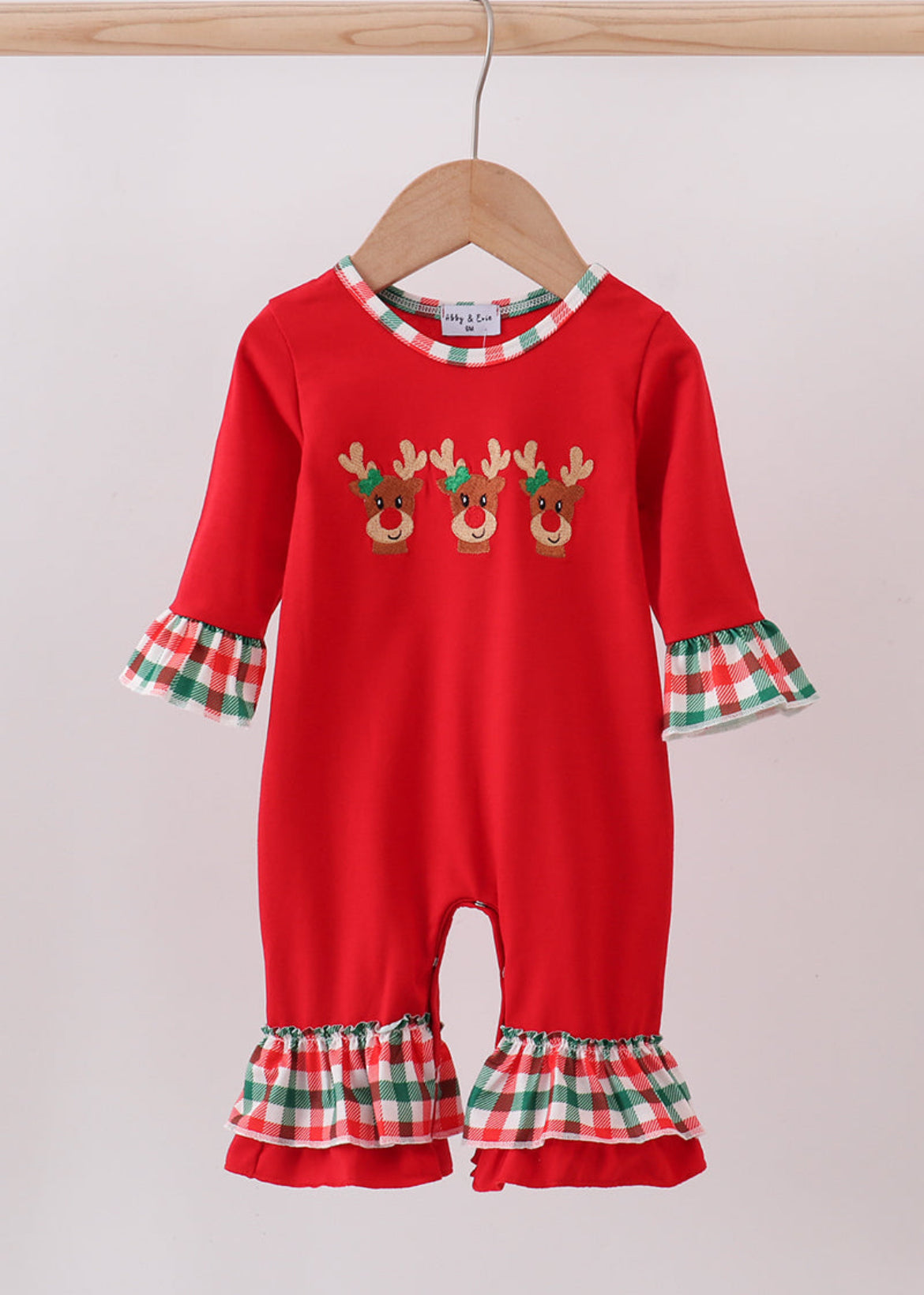 Girl Reindeer Romper