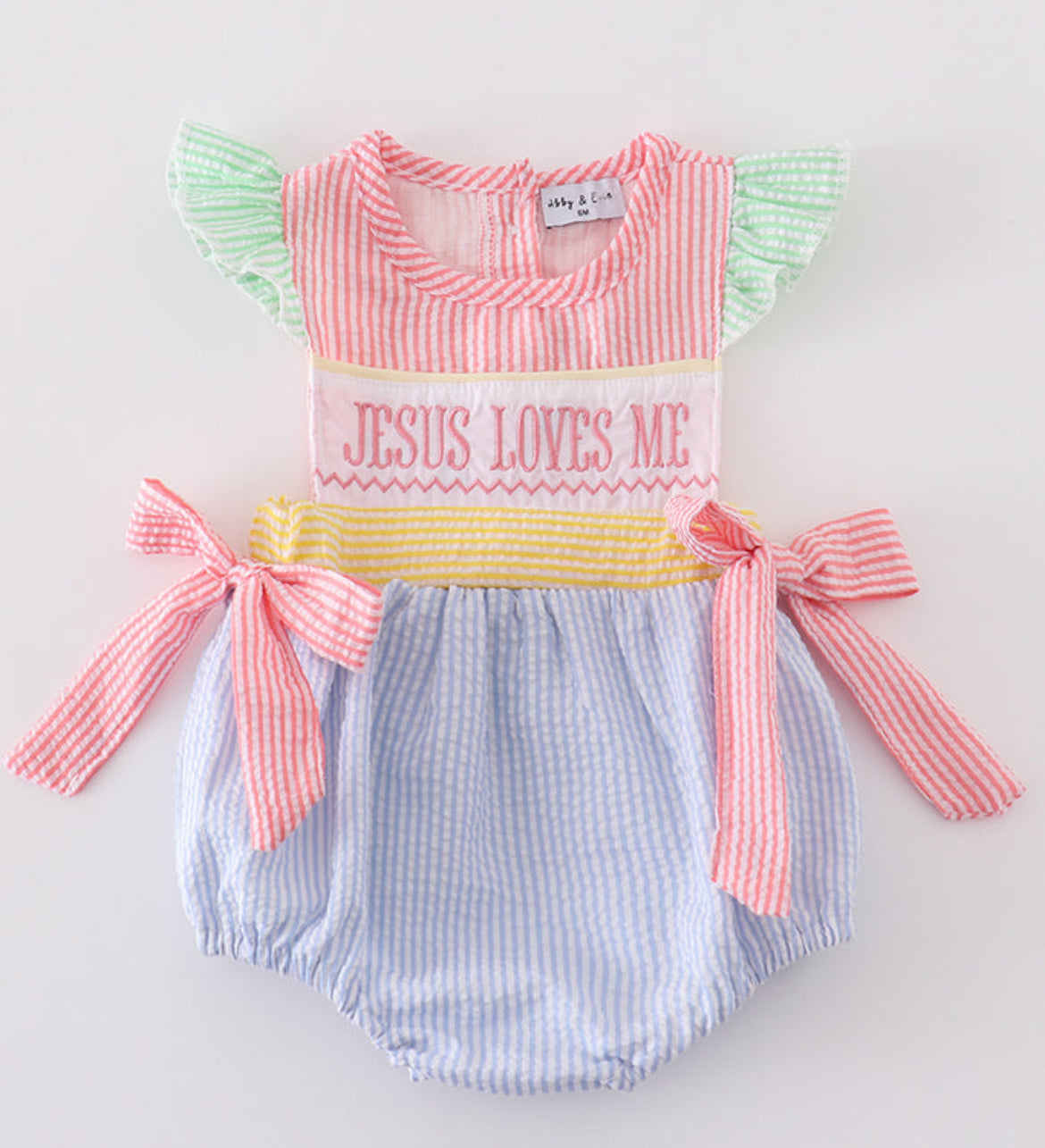 Girl Jesus Loves Me Romper