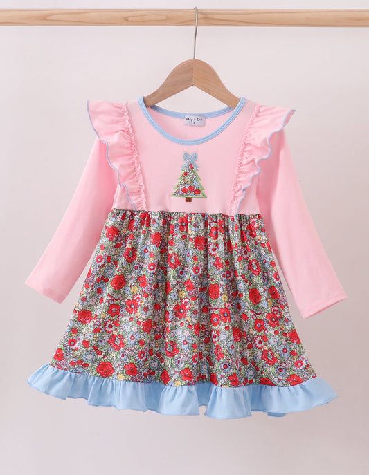 Girl Christmas Tree Dress