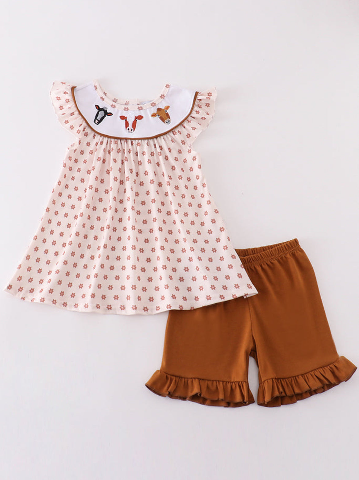 Girl Cow Short Set